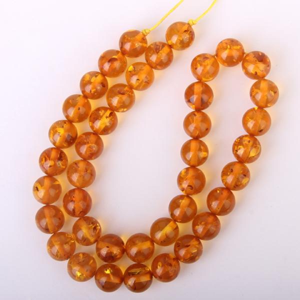 Crofta 10mm Mahogany Synthetic Amber Round Loose Beads Strand 15.5 Inch