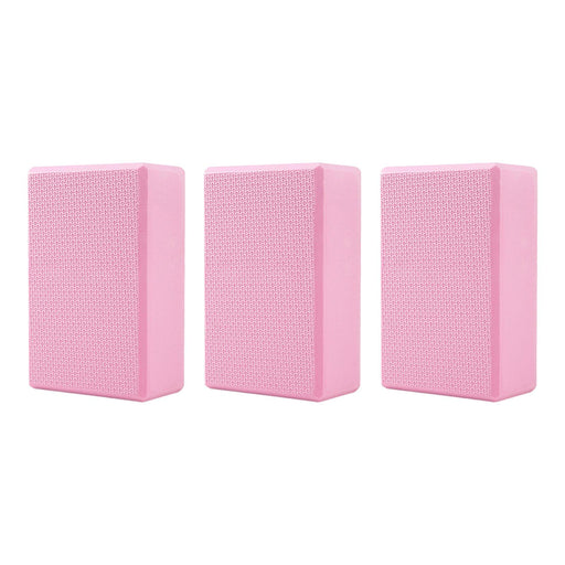 Crofta 3 Pieces Stepping Stone Non Slip Children Boys Girls EVA Sensory Riverstones pink