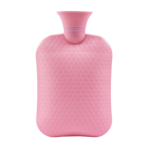 Hot Water Bottle Water Pouch Convenient Water Filling Portable Hot Water Bag Pink