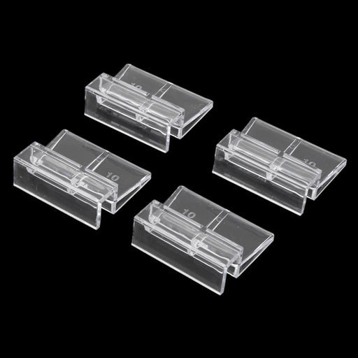 Crofta 4x Aquarium Fish Tank Plastic Clips Glass Cover Strong Support Holders 10mm