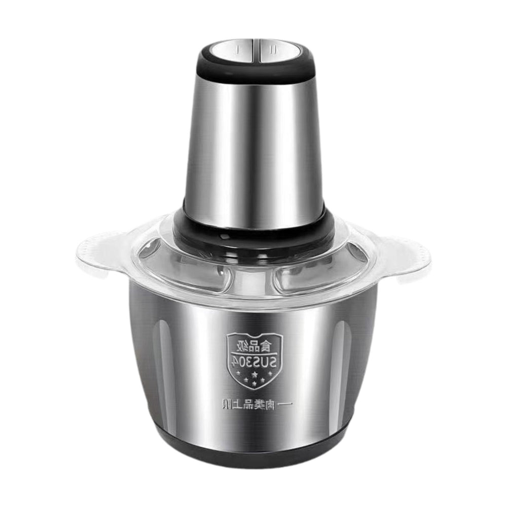 Crofta Veggie Chopper Stainless Steel Bowl Garlic Blender for Baby Food Fish Garlic 3L