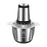 Crofta Veggie Chopper Stainless Steel Bowl Garlic Blender for Baby Food Fish Garlic 3L