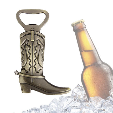 Crofta Vintage Boot Bottle Opener Bridal Shower Wedding Favor Birthday Party Gift Pack Of 2PCS