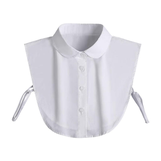 Crofta Women False Collar Convenient Decor Shawl Collar for Clothes Uniforms Blouse 2XL for 85 to 95kg