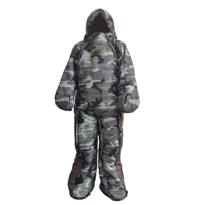 Crofta Full Body Wearable Sleeping Bag for Travel  Camping Accompany Patient L