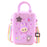 Crofta DIY Beach Hole Bag Tote Bag Trendy Handbag for Women for Party Street Travel purple