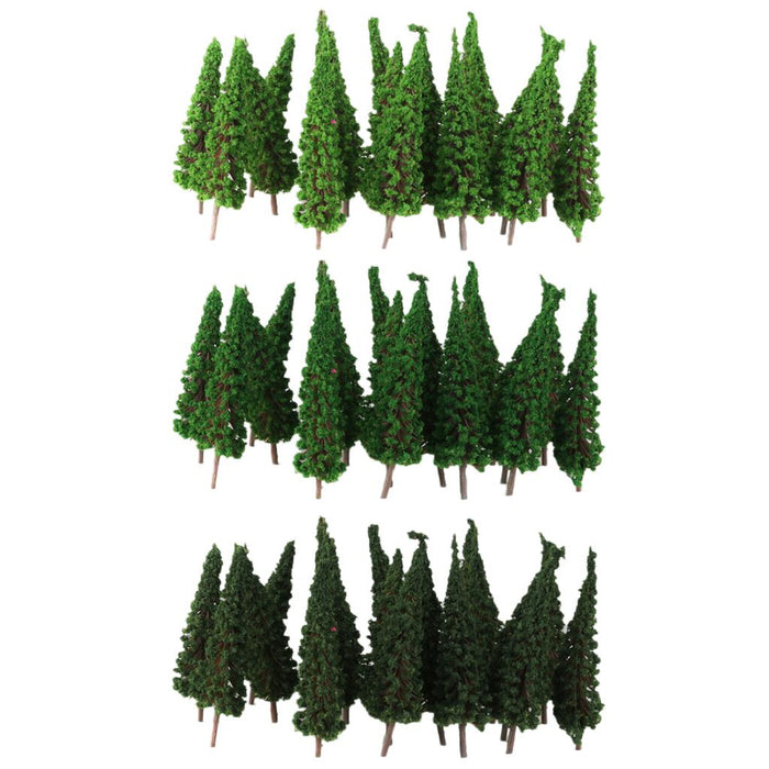 Crofta 150 HO Scale Cedar Model Trees Train Railway Diorama Scenery