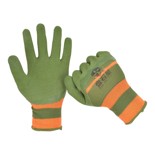 2 Pieces Multifunctional Work Gloves for Men Women Farm Work Car Repair Green