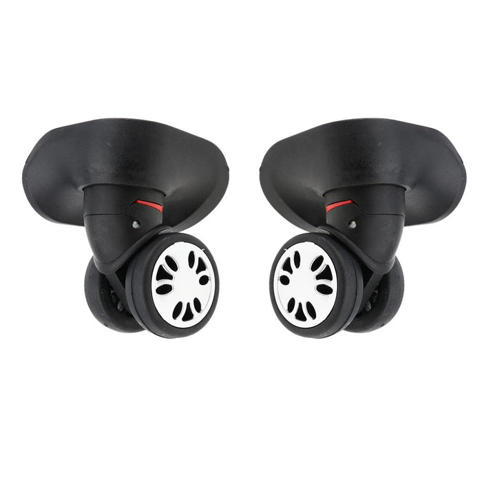 Crofta 1 Pair Universal Swivel Replacement Wheel Luggage Suitcase Caster Large Size