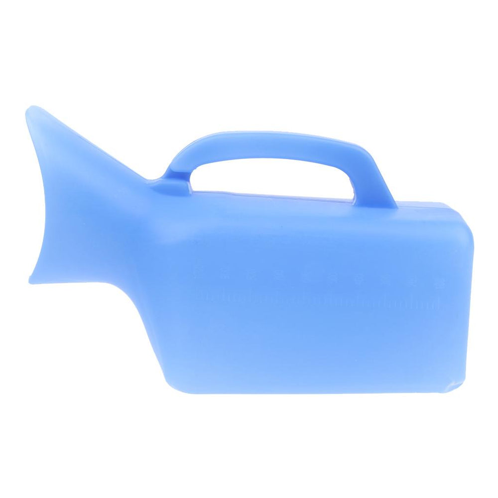 Crofta Handheld Portable Mobile Urinal Toilet Bottle  Women use blue 1000ml