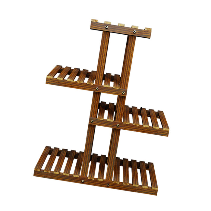 Crofta Plant Stand Ornament Planter Rack Display Shelves for Office Balcony Outdoor 4 Layer Standard