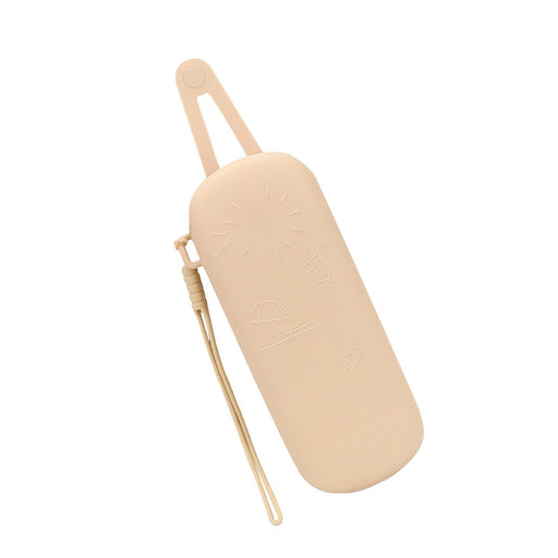 Crofta Makeup Brush Pouch Portable Silicone Eyeglasses Case for Travelling Bathroom Khaki