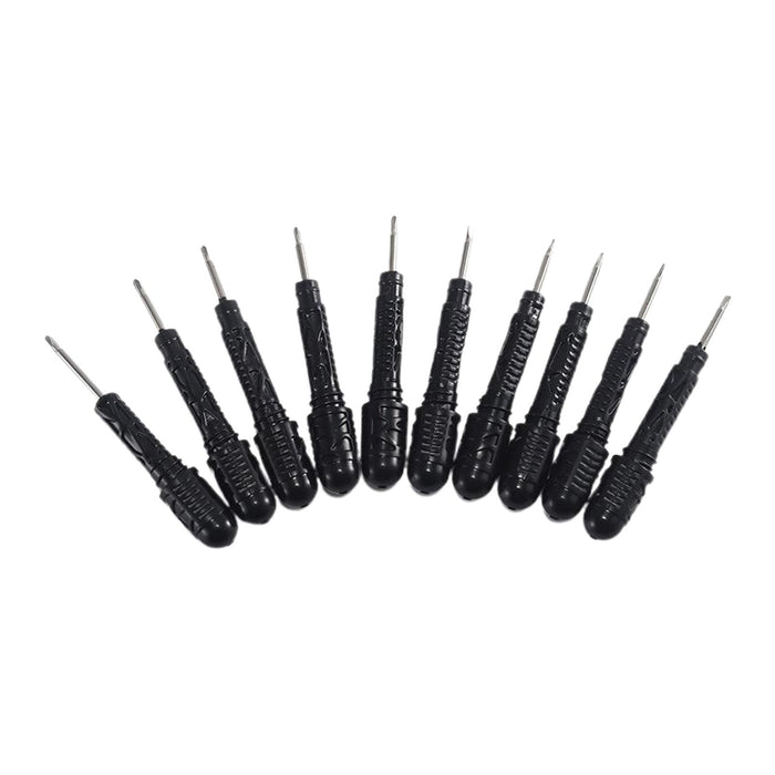 Crofta 10pcs Professional Screwdriver Set Watch Eyeglass Glasses Jewelry Repair Kit