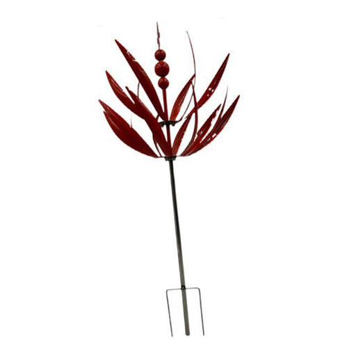 Crofta Wind Spinner Windmill Outdoor Decoration Sturdy Accessory 360 Degrees Swivel Red