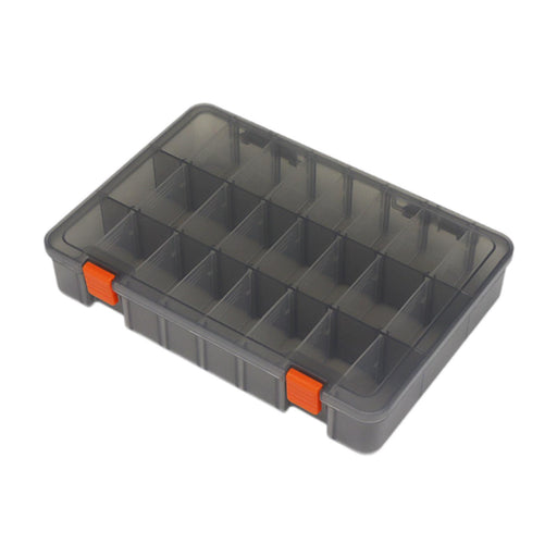 Crofta Multi Grids Storage Box with Lid Beads Box for Garage Tool Small Parts Bolts 24 Grids