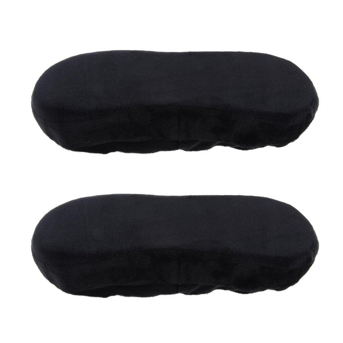 1 Pair Comfort Armrest Cushion Pad Elbow Pillow Office Chair Arm Rest Cover Support Black