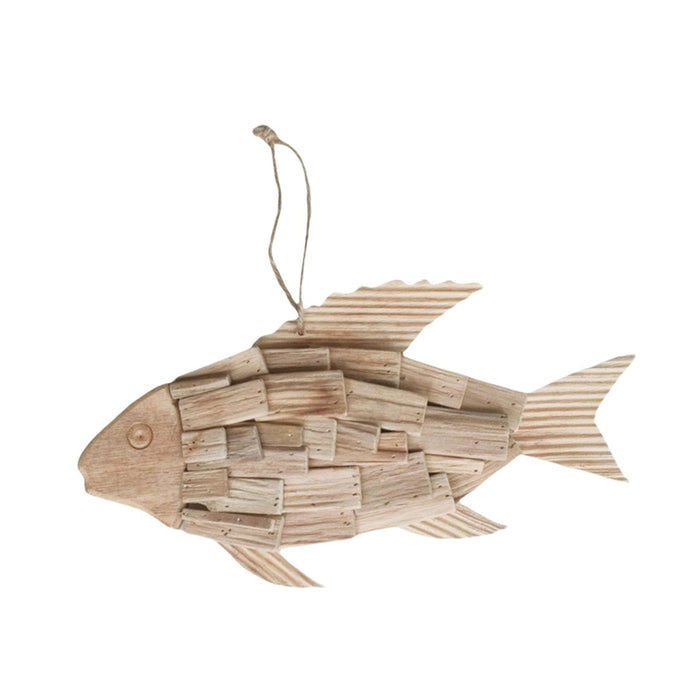 Crofta Wood Hanging Fish Rustic Decorating for Housewarming Gifts Porch Farmhouse