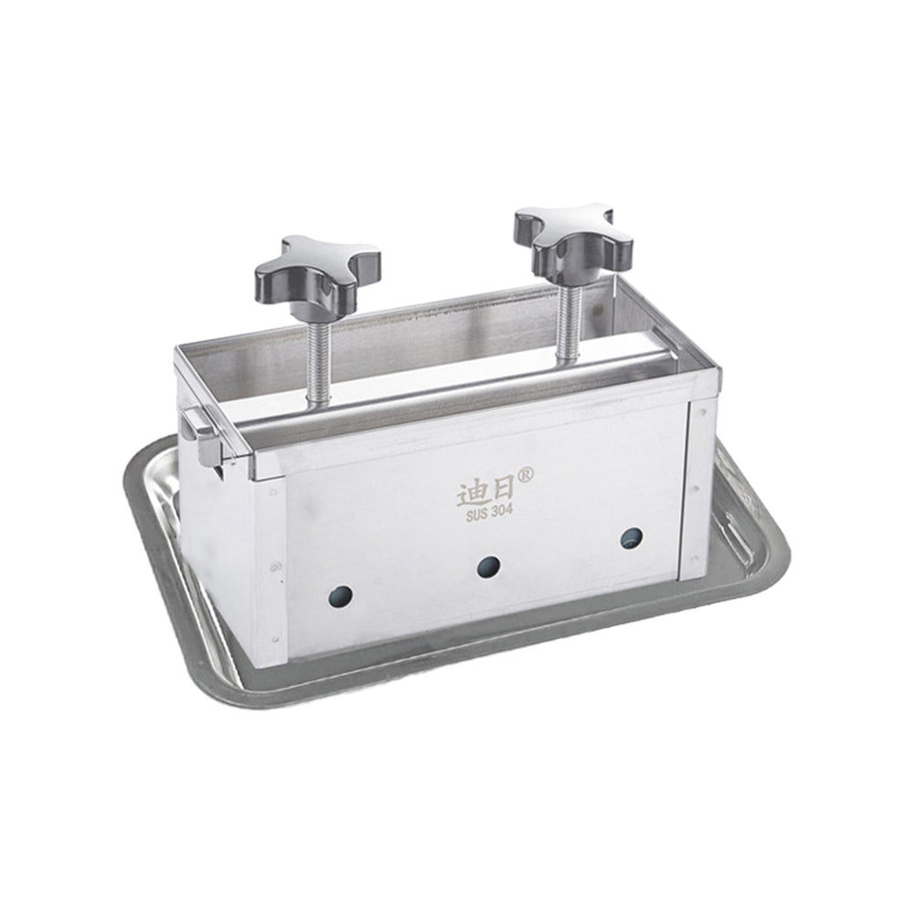 Stainless Steel Ham Meat Pressing Mold Box for Kitchen Tool Hamburger Making 1kg