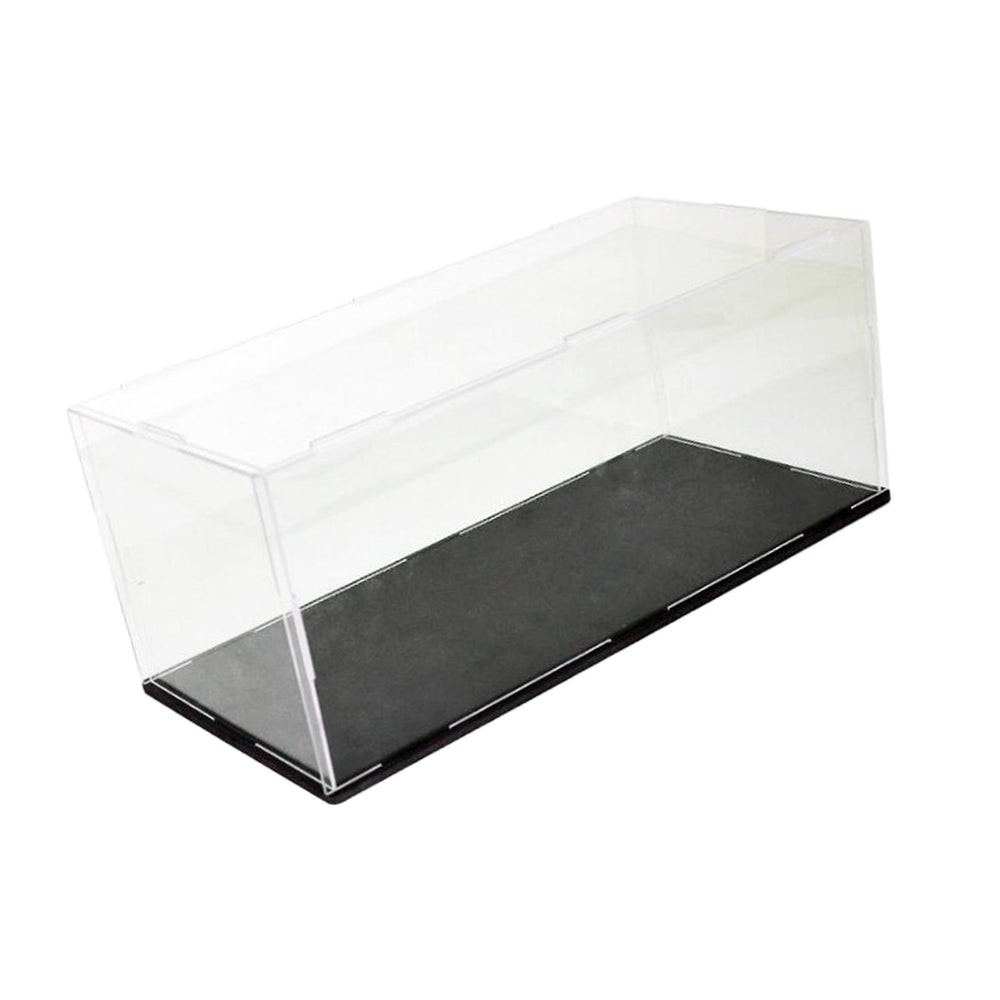 Crofta Acrylic Display Case Crafts with Base for Souvenirs Cosmetics Action Figures 29.5cmx15.5cmx12.5cm