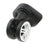 1 Pair A19 Swivel Dual Roller Wheels Suitcase Luggage Replacement Casters for Travelling Bag