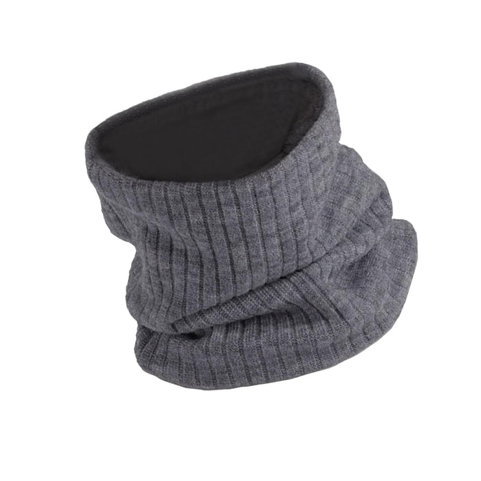 Winter Neck Warmer Gaiter Soft Neck Scarves for Running Cold Weather Cycling Dark Gray