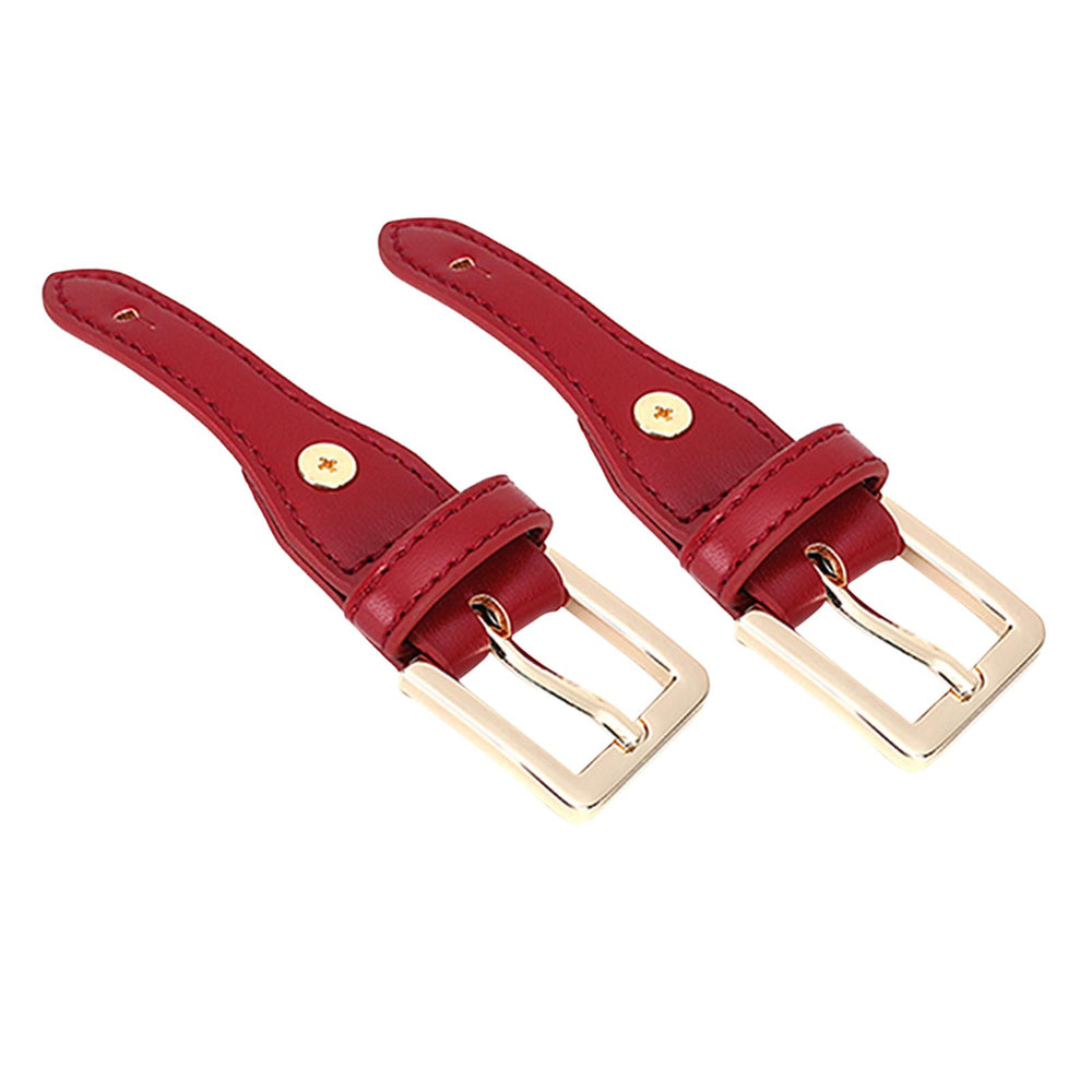 Crofta 2 Pieces Bag Strap Fastener Buckle Adjustable Bag Shoulder Strap Pin Buckles Red