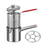 Stainless Steel Deep Fryer Pot Small Deep Fryer Pot for Picnic Frying Baking Burner Rack 1.2L