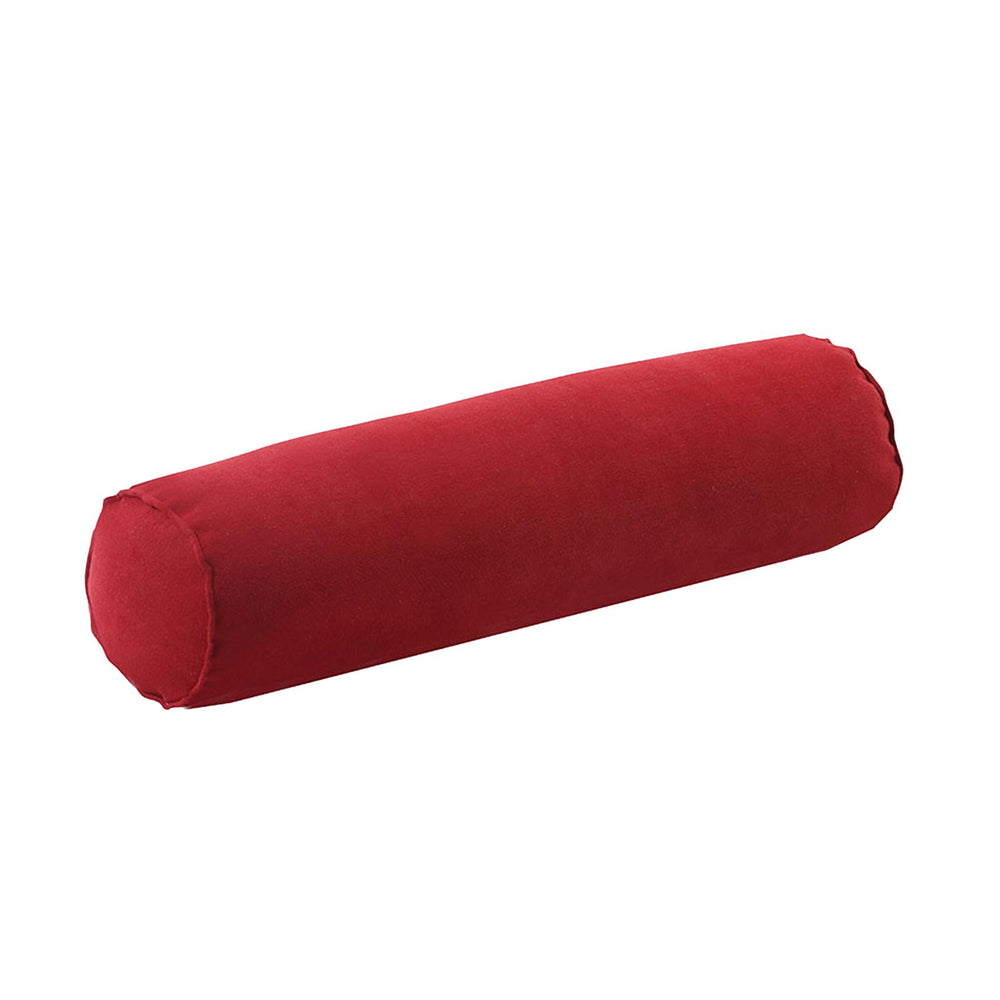 Crofta Round Neck Pillow Hollow Cotton Soft Comfortable for Office Vertebra Car Rust red