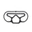 Crofta Silicone Face Mask Bracket Washable Prevent Glasses from Fogging Mask Holder Black