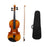 Crofta Wooden Stringed Musical Instrument Starter Violin for Play Violin Lover Kids 47cmx17.2cmx3.4cm