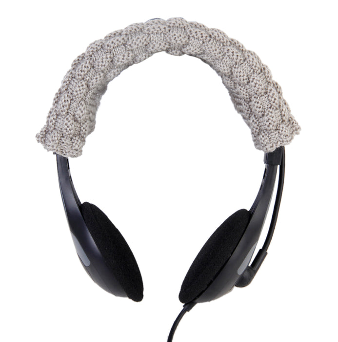 Crofta Wool Headband Cushion Cover for AKG K701 Sennheiser HD700  Gray