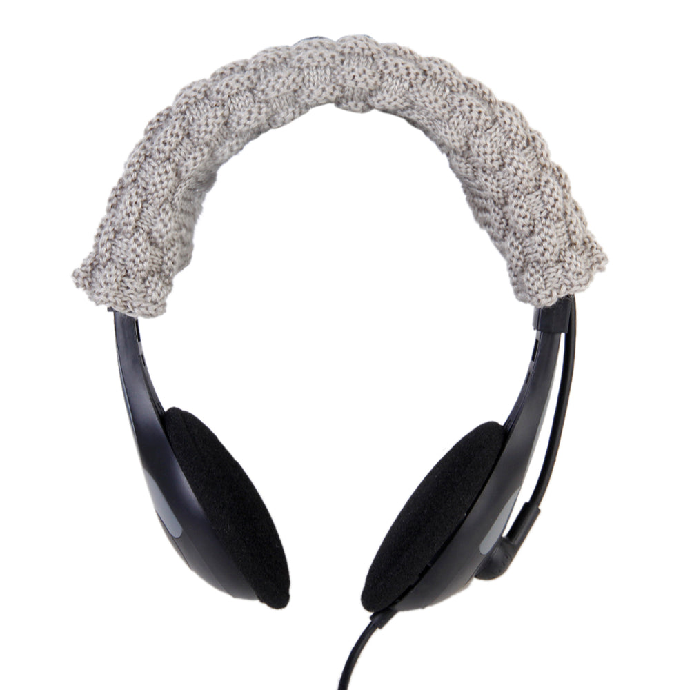 Crofta Wool Headband Cushion Cover for AKG K701 Sennheiser HD700  Gray