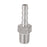 Crofta 1/8"x6mm Stainless Steel Male Thread Pipe Fitting Barb Hose Tail Connector