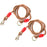 Crofta 1 Pair Adjustable Swing Rope 1.8M