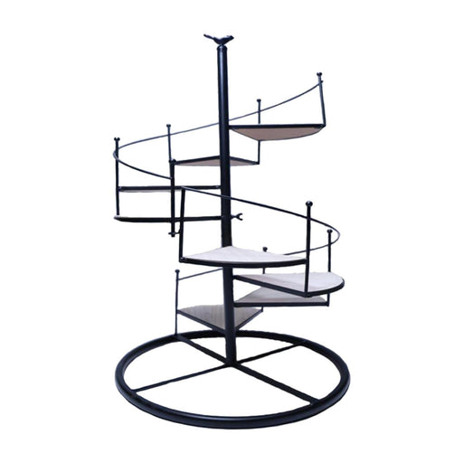 Crofta Tiered Plant Stand Holder Display Rack Corner Living Room Patio Flower Shelf 37cmx37cmx72cm