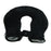 Crofta 1.4L U Shaped Hot Water Bottle Bag with Cover Set for Neck Pain Stiff Black