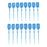 16 Pieces Silicone Interdental Brush, Toothpick Tooth Flossing Oral Hygiene Brush, Tooth Cleaning Tool, for Women Men Blue