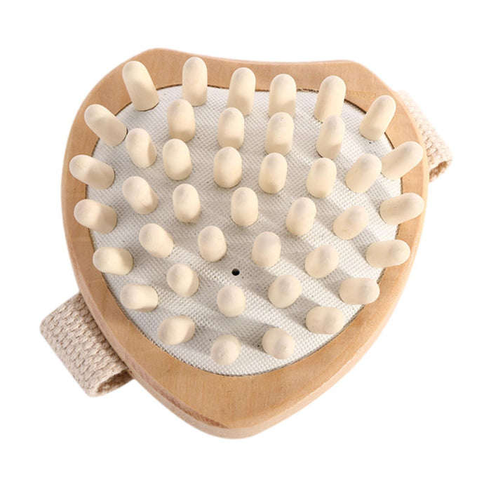 Crofta Wooden Massage Body Brush Manual Body Massager Brush Tool for SPA Neck Thigh