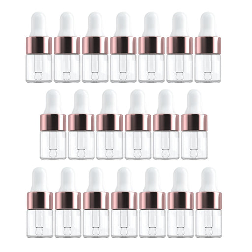 20Pcs Dropper Bottles Squeezable for Cosmetic Packaging Eye Liquid Dropper 2ML