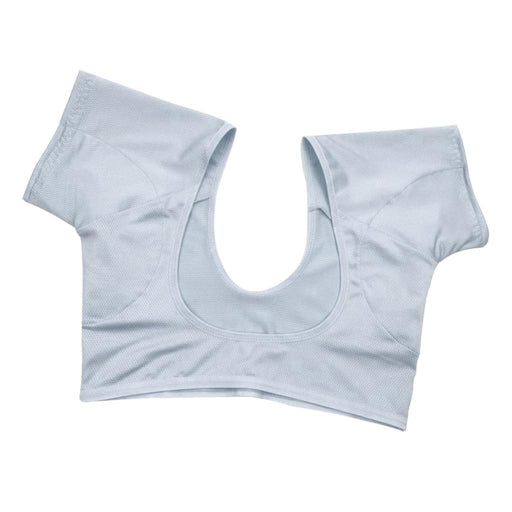 Crofta Women Underarm Armpit Vest Top Sweat Pad Sweat Absorbing Shirt L Light Blue