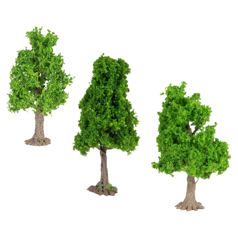 Crofta 3x Model Trees Diorama Tree for Railway Building Model DIY Scenery Landscape tower shaped tree