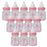 Crofta 12pcs Small Plastic Bottles for Baby Shower Party Favours Kids Gift Bag Fillers Candy Filling Bottles Pink