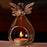 Crofta Glass Flower Vase Hydroponic Terrarium Bottle Candlestick Decoration - Angel