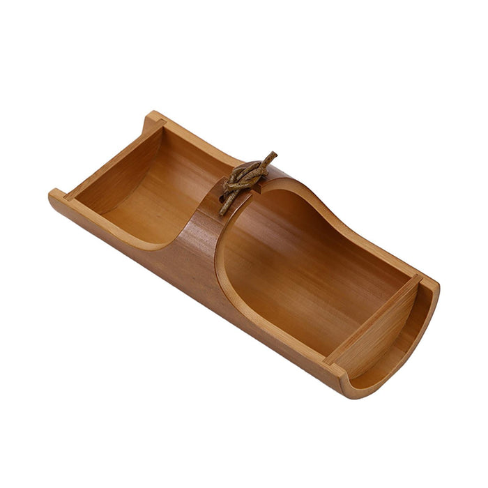 Dry Fruit Tray Handicraft Food Serving Basket for Living Room Hotel Home Use Brown