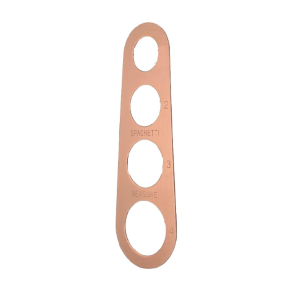 Stainless Steel Spaghetti Measurer Tool Pasta Ruler Noodle Serving Size Tool rose gold