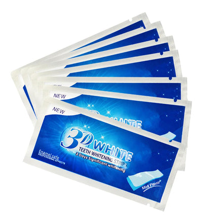 Crofta 14 Pcs Teeth Whitening Strips Home Teeth Bleaching Intensive Stains Remover