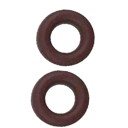 Crofta 2 Pieces Glasses Ear Grips Round Ear Clips for Eyewear Children Adults Brown