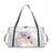 Crofta Duffle Bag Portable Personal Item Women Dance Bag for Dance Overnight Silver