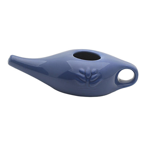 250ml Ceramic Neti Pot Nose Cleaning Pot for Removes Dust Nose Washing Blue