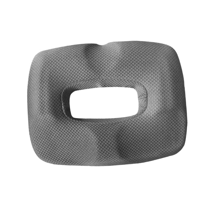 Crofta Doughnut Pad Comfort for Elderly Coccyx,Waist,tailbone Long Travel,Home Sofa gray